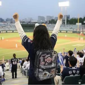 야구장 직관 투명 백팩 야구 가방 응원 용품 Bag