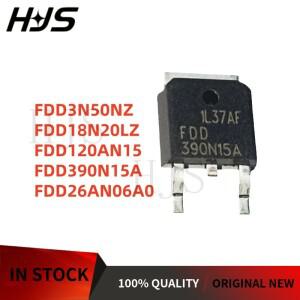 10피스   FDD3N50NZ FDD18N20LZ FDD390N15A FDD26AN06A0 TO-252 트랜지스터