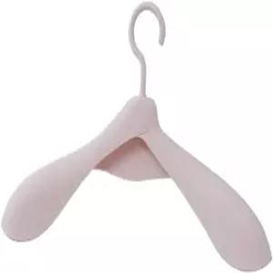 ONMYJFD 행거 두꺼운 와이드 어깨 마커 미끄럼 방지 옷장 정리함 보관 랙 플라스틱 세트 블랙-조조의