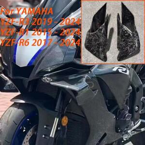 YZF-R3 2019 - 2024 R1 R6 바이크 오토바이 페어링 사이드 윙 스포일러 윙렛 개조형 고정 날개