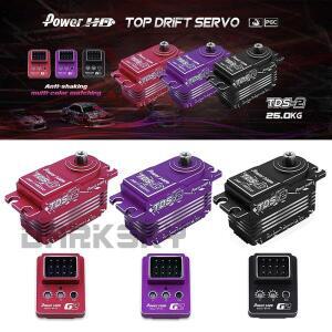 POWERHD TDS-2 디지털 서보 G2 스마트 자이로 스코프 콤보 1/10 RC 모델 자동차 드리프트 레이싱 수정 액세