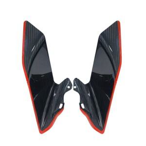 바이크 오토바이 전면 다운포스 네이키드 스포일러 예비 부품 액세서리 CFMOTO 450SR SR용 고정 윙렛 페어