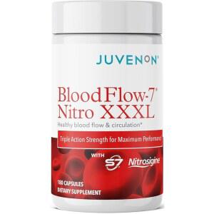 후베논 혈류-7 XXXL 산화질소 보충제 - 니트로시진 + S7 혈류 및 순환 지원(1팩)으로 더 강력하고 오래 지속되는 천연 부스터