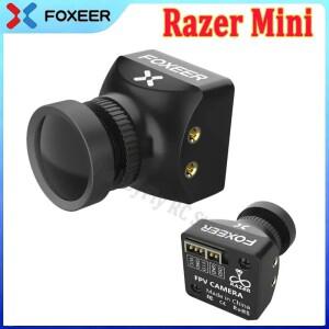 Foxeer Razer Mini 22x22mm HD FPV 카메라 5MP 1200TVL PAL NTSC 조정 가능 4ms 초저지연 2-6S 레이싱 드론