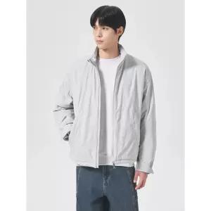 에잇세컨즈 스탠 카라 경량 패딩 점퍼 라이트 그레이 424X38LYM2 4505924