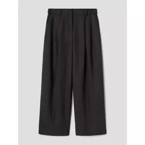 에잇세컨즈 울블렌드 비죠 팬츠 브라운 324X21LY5D 4523834