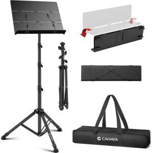 CAHAYA SHEET TO LAPTOP ADJUSTABLE TRI HEIGHT METAL FOLDABLE FOR STAND NOTEBOOK BOOK PORTABLE FOLD MU