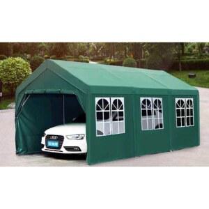 Carport 주차 차고지텐트 4M 스크린 너비 선 자바라텐트 x 2.8M 길이 창고