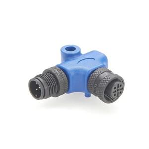 NMEA 2000 터미네이터 L형 직각 커넥터 M12 남성 5핀 - 여성 해양용 네트워크 어댑터