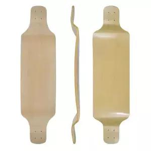 드롭다운 스케이트보드 롱보드 데크 메이플 DIY 부품 공급 0cm 9단