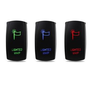 채찍 조명용 LED 자동차 스위치 ON-FF  보트 트럭 바 로커 토글  12V 20A 24V 10A 5 핀