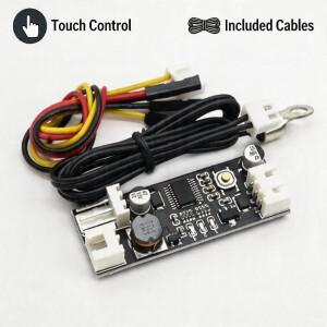 온도 컨트롤러 B 50K 3950 소음 감소 모듈 속도 컴퓨터 단일 팬 제어 와이어 12V 0.8A DC PWM 2 3