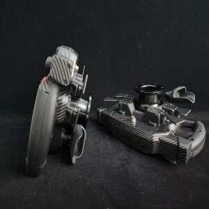 PC FORMULA 게임 스티어링 휠 레이싱 시뮬레이터  4.0/4.3인치 터치 가능 고화질 화면  Fanatec SIMAGIC MO