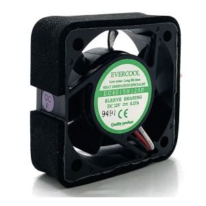 1피스  4015 40mm 팬 4cm 12V EC4015H12SR EverCool 3-와이어 0.17A CPU 냉각 공작 기계 IPC 미니 소형 Cic