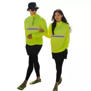 루즈핏 상하의 커플 비치웨어 래쉬가드 휴양지 반집업 세트 수영복