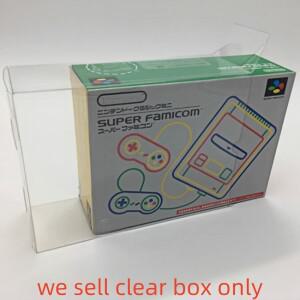 Nintendo호환 Super Famicom/SFC Mini/SNES Mini용 PET 수집가 케이스  보관 게임 투명 디스플레이 보호