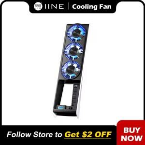 IINE 플스호환 슬림 스마트 온도 제어 냉각 선풍기  저소음 작동  디스크 및 디지털 에디션과 호환 가능