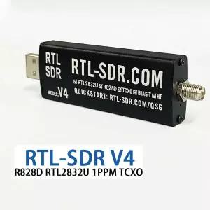 RTL-SDR 블로그 V4 RTL SDR V4 R828D RTL2832U 1PPM TCXO SMA RTLSDR 소프트웨어 정의 라디오 수신기다목적