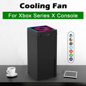 xbox호환 시리즈 X용 RGB 탑 쿨러 선풍기  3 단계 속도 조절 가능  냉각 시스템  방열 호스트 액세서리