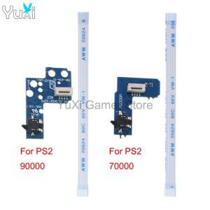 YuXi 1 Set For 플스호환 SCPH 70000 플렉스 리본 케이블이있는 전원 켜기/끄기 리셋 스위치 보드