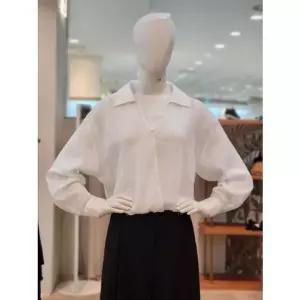 [갤러리아] [SI][26S/S] 레이스 포인트 밴딩 셔츠 (SCBAF24690)