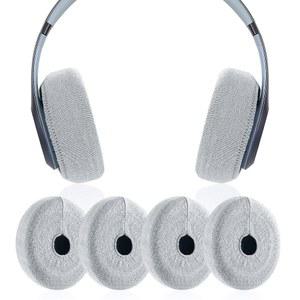 JARMOR 이어패드 스웨터 커버 보호대와 신축성 니트 원단을 사용한 BEATS STUDIO 3/2 BOSE QC35 25 15 헤드폰 및 기타 헤드셋 [2켤레] (그레이)