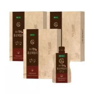 [NS홈쇼핑][건국유업] 6년근 KU홍삼진 홍삼패밀리 50mL x 126포 (42포 3박스)..[36009538]