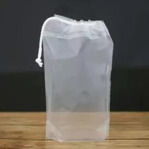 비닐가방 투명 외줄 조리개 비닐파우치 복주머니 100매 40x50+5