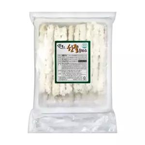 비제이마켓 바삭한 김밥용 다미 한줄돈까스 1KG 통살돈가스 치킨가라아게 맥주안주 분식집