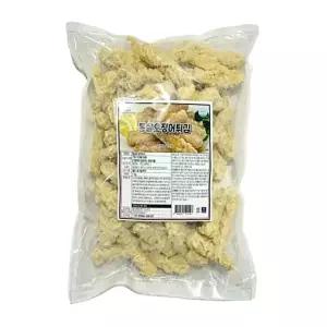 비제이마켓 업소용 식자재 냉동 그린푸드 통살오징어튀김 1KG 대용량 분식집 감자튀김 김말이