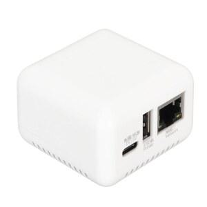 GOWENIC USB 2.0 네트워크 프린트 서버, 플러그 사무실 서버 텍스트 이미지 지원, 학교 인쇄 (미국 인쇄소용 공유 LAN 110V)