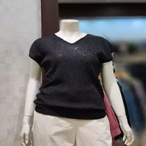 벨라디터치 V9G2KT32 캡소매 V넥 니트티 P003801558 762919