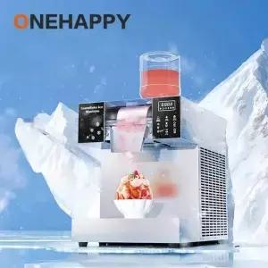 상업용 빙수 기계 360W 음식 매점 및 카페용 자동 눈 제빙기 220V