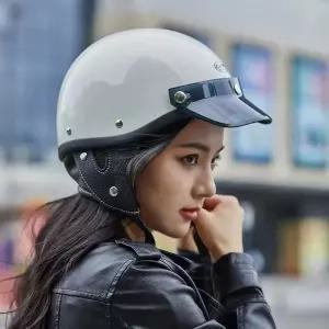 웅즈 할리반모 여름 스냅백 헬멧 클래식바이크 소두핏 오토바이