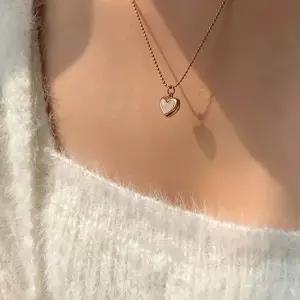 (써지컬) Heart pearl necklace N 10 쥬얼리 액세서리 실버925 목걸이