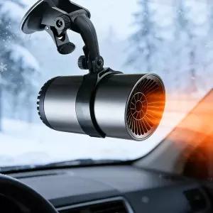 사이히스데이 블랙 12V 150W 자동차 히터 및 특수 흡입 컵 마운트 급속 난방 차량 편리한 냉각 팬 SUV 택시
