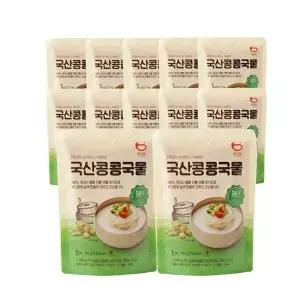 생채움 진한 국산 콩국물 320gx12개입 총 3,840g 냉장 콩물 콩국수 국물 소포장 선식