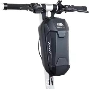 통로 3 필수 전기 스쿠터 핸들바 백 방수 2L EVA 하드 쉘 보관 반사 스트립 및 지퍼가 있는 eBike 자전거