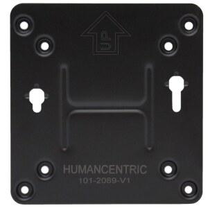 HumanCentric 인텔 NUC와 호환되는 장착 브래킷, 모니터 암 맞지 않음, PC Skull 패턴, 하드웨어 Hades 포함 100x100mm 컴퓨터용 NUC 및 미니 NUC에는 VESA 75x75mm 플레이트, Canyon