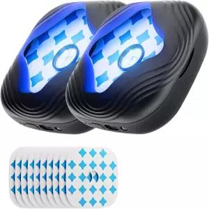 플라잉 트랩 곤충 야외 휴대용 초파리 4000mAh 블랙 1개 카드 5장 날벌레 나방 모기를 위한 가정 파티오