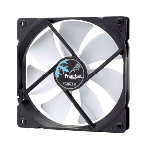 Fractal Design Dynamic X2 GP-14 PMW FDB 트립 (싱글) 공기 1700RPM 역학적 모양의 컴퓨터 12v 스트럿 - 140x140x25mm 와이어 흐름 베어링 팬 블랙/화이트 높은 무소음