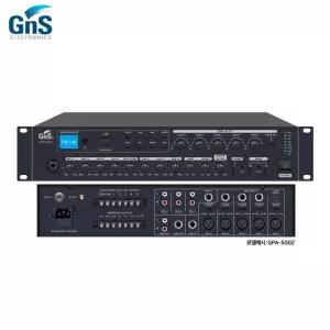 GNS GPA-500Z PA방송용앰프 5존 개별볼륨조절 블루투스 USB 500W