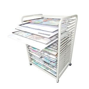 미술 작품 받침대 물감 전용 동양화 파레트 미술학원 드로잉 33x54cm 선반 건조 먹물