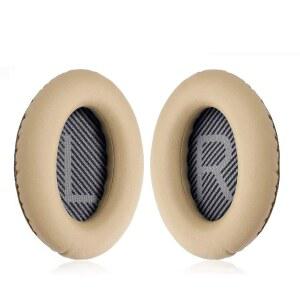 QUIETCOMFORT용 BOSE 헤드폰 이어컵 교체용 이어패드 15 25 35 QC2 QC15 QC25 QC35 QC35II AE2 AE2I AE2W 사운드트루 사운드링크(어라운드 이어) 헤드폰(APRICOT)