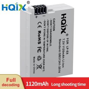 HQIX Canon EOS 550D 700D 키스 디지털 X7i X6i X5 X4 Rebel T2i T3i T4i T5i 카메라 LP-E8 충전기 배터리