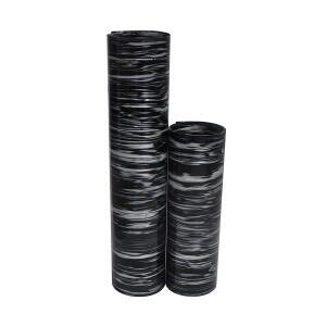 2Pcs 셀룰로이드 시트 드럼 랩 악기 데코 블랙 화이트 우드 그레인 10x60''