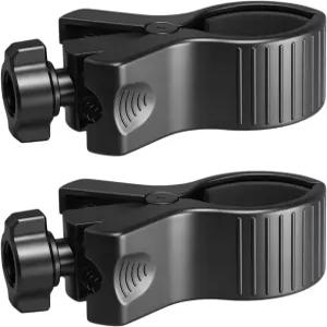 2Pc 조절 가능한 마이크 클립 32-68mm 폭의 범용 제품 헤어 드라이어 손전등 및 볼 소켓 마운트 홀더
