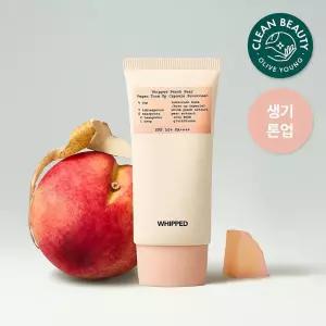 [김지영PICK/생기톤업] 휩드 피치페어 비건 톤업 캡슐 선크림 50ml