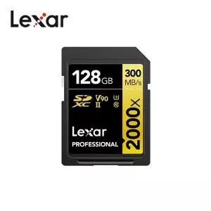 렉사 프로페셔널 2000X SD 메모리카드 SDXC UHS-II V90 128GB 캐논 소니 니콘 후지 카메라 호환