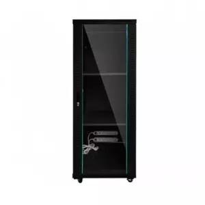 [랜스타] LANSTAR 라인업시스템 LS-1800HB 고급형 허브랙 서버랙 캐비넷 강화유리 냉각팬